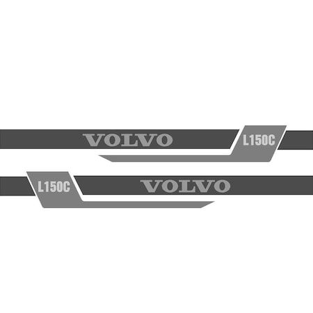 Aftermarket Decal Set for Volvo Wheel Loader L150C VOLL150CNSDECALSET